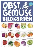 zapowiedź - niemiecki karty obrazkowe Obst und Gemüse Bildkarten Deutsch - obwoluta
