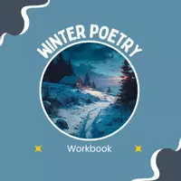 Vorschau - Unterrichtsreihen - Winter Poetry Teaching Unit – Engaging ELA Bundle (Grades 5–9) - Deckblatt