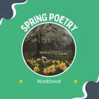 Vorschau - Unterrichtsreihen - Spring Poetry Teaching Unit – ELA Bundle for Grades 5–9 - Deckblatt