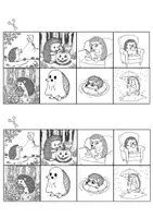Vorschau - Arbeitsblätter - Herbstferien Schreibanlass Igel Ivo kreatives Schreiben - Seite 1