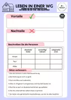 Vorschau - Stundenentwürfe - B1- Hörverstehen- WG Leben - 4 Aufgaben+VORENTLASTUNG - Seite 2