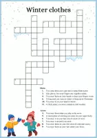 Vorschau - Arbeitsblätter - Christmas Crosswords (Quiz) | LRS-freundlich - Seite 1