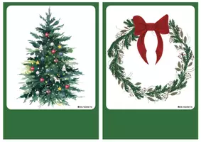 Vista previa - Tarjetas / Manipulativos - Christmas flashcards - página 3