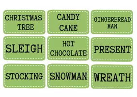 Vista previa - Juegos / Gamificación - Christmas vocabulary LINCE - página 3