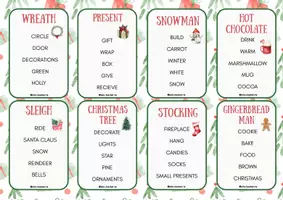 Vista previa - Juegos / Gamificación - Christmas vocabulary: TABÚ - página 3