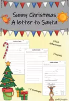 Vorschau - Unterrichtsreihen - Christmas in Australia - Creative Writing (A letter to sunny Santa) #weihnachtenauflmp - Deckblatt