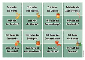 Vorschau - Spiele - Ich habe... Wer hat? - Weihnachten (Lesespiel Klasse 1-2) - Seite 3