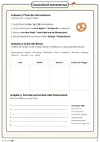 Vorschau - Arbeitsblätter - DAZ/DAF: Deutschland kennenlernen – Lesen, Wortschatz und Schreiben (A1) - Seite 2