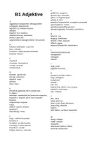 Vorschau - Unterrichtsreihen - Adjektive B1 LISTE (Deutsch- Spanisch) - Deckblatt