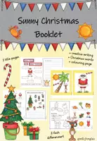 Vorschau - Arbeitsblätter - Christmas in Australia - Booklet "This is sunny Santa" #weihnachtenauflmp - Deckblatt