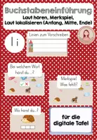 Vorschau - Präsentationen/Tafelbilder - Buchstabeneinführung I, i für digitale Tafel - Deckblatt