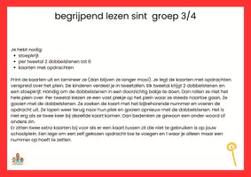 Voorbeeld - pakket bewegend leren thema Sint - Pagina 2