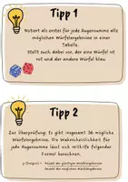 Vorschau - Stundenentwürfe - Unterrichtsstunde Zufallsexperimente und Wahrscheinlichkeiten-ein Würfelspiel - Seite 1