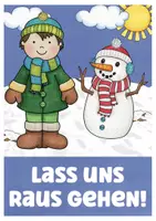 anteprima - Flashcard - Tesedco: Deutsch carte - immagine inverno I Winter - Pagina 1