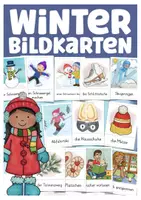 Aperçu - Présentation / Support pour le tableau - Winter Deutsch Allemand Bildkarten - Page de couverture