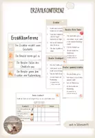Vorschau - Arbeitsblätter - Erzählkonferenz - Deckblatt