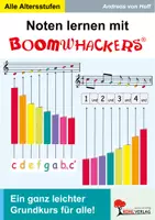 Vorschau - Poster - Noten lernen mit Boomwhackers | Notenlehre, Rhythmus, Viertel, Achtel, Tonhöhen, Pausen, Tonleiter | Musik Grundschule Sekundarstufe Klasse 1-13 - Deckblatt