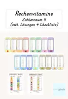Vorschau - Arbeitsblätter - Rechenvitamine im Zahlenraum 5 - Deckblatt