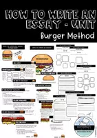 Vorschau - Stundenentwürfe - How To Write An Essay - BURGER METHOD - Deckblatt