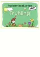 Vorschau - Fördermaterial/Inklusion - Partnerlesekarten Sätze Frühling - Seite 3