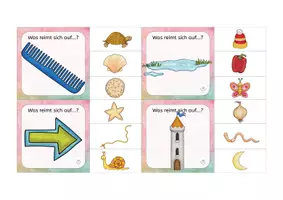 Vorschau - Spiele - Reimwörter - Klammerkarten - Seite 3