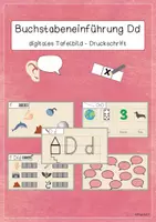 Vorschau - Präsentationen/Tafelbilder - Buchstabeneinführung Dd - digitale Tafelbilder - Deckblatt