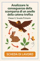 anteprima - Esercizi - Analizzare le conseguenze della scomparsa di un anello della catena trofica - Pagina di copertina