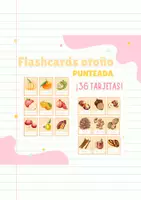 Vista previa - Tarjetas / Manipulativos - Falshcards OTOÑO MAYÚSCULA PUNTEADA - Portada
