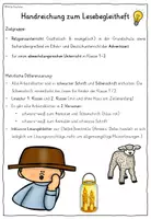 Vorschau - Unterrichtsreihen - Die vier Lichter des Hirten Simon Klasse 1-2 LESEGEBLEITHEFT Symbol Licht - Seite 2