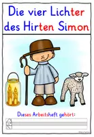 Vorschau - Unterrichtsreihen - Die vier Lichter des Hirten Simon Klasse 1-2 LESEGEBLEITHEFT Symbol Licht - Seite 3