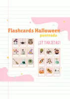 Vista previa - Tarjetas / Manipulativos - Flashcards HALLOWEEN letra MAYÚSCULA - Portada
