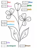 Vorschau - Spiele - Übungen Bruchrechnung multiplizieren Bruchrechnen Klasse 6 - Seite 1