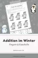 Vorschau - Spiele - Materialpaket Winter-Rechnen | Zahlenraum 10 – Addition & Subtraktion - Seite 3