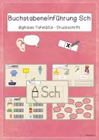 Vorschau - Präsentationen/Tafelbilder - Buchstabeneinführung Schsch - digitale Tafelbilder - Deckblatt