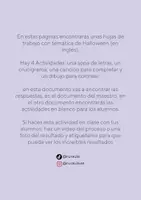 Vista previa - Hojas de trabajo - Halloween Game Worksheets (inglés) - página 1
