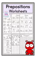Vorschau - Arbeitsblätter - Monster Prepositions - Worksheets - Deckblatt