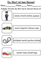Vorschau - Arbeitsblätter - Polizei: Nomen • Verben • Adjektive - 13 Arbeitsblätter zu Wortarten - Seite 3
