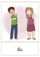 anteprima - Flashcard - carte illustrate dei pronomi personali – Deutsch / Tedesco gratis - Pagina 2