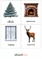 anteprima - Flashcard - Nomenclature Montessoriane - tema inverno/Natale - Pagina 3