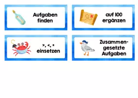 Vorschau - Arbeitsblätter - Lerntheke (mit Lösung) - Multiplikation und Division (ZR bis 100) - Seite 2