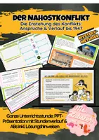 Vorschau - Stundenentwürfe - Mystery: Der Nahostkonflikt - Ansprüche & Entwicklung bis 1947 - Deckblatt