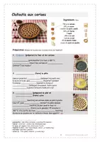 Vorschau - Arbeitsblätter - Clafoutis aux cerises recette impératif - Seite 1