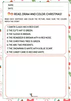 Vista previa - Tarjetas / Manipulativos - CHRISTMAS reading comprehensions (differenciated levels) - página 3