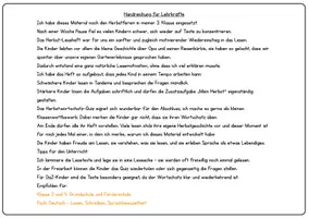 Vorschau - Arbeitsblätter - Herbst-Leseheft Klasse 3/4 - Seite 1