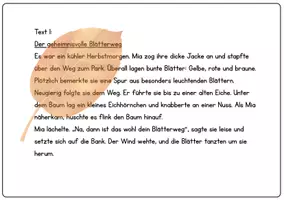 Vorschau - Arbeitsblätter - Herbst-Leseheft Klasse 3/4 - Seite 2