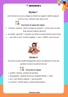 Aperçu - Fiches - Carnet de dictée flash - Page 2