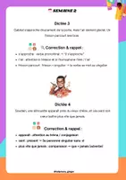 Aperçu - Fiches - Carnet de dictée flash - Page 3