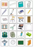 Vorschau - Arbeitsblätter - Objets dans la salle de classe - Im Klassenzimmer: Spielkarten und Übungen - Seite 3