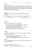 Vorschau - Klassenarbeiten - Diff. Deutscharbeit Sachtexte und Haupt-und Nebensatz + Lösungen - Seite 1