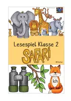 Vorschau - Spiele - Lesespiel - Textverständnis - Safari - Deckblatt